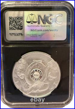 2023 South Africa 1-Oz Silver Big 5 Series lll Buffalo PROOF NGC PF70 UC