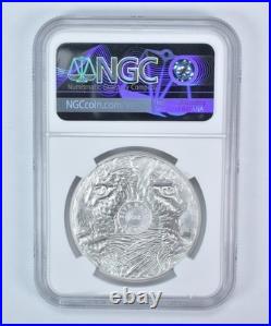 2023 South Africa 5 Rand Silver Big 5 Series II Leopard 1 Oz MS70 NGC