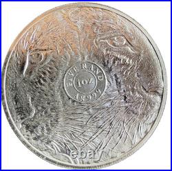 2023 South Africa 5 Rand Silver Big 5 Series II Leopard 1 Oz MS70 NGC