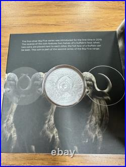 2023 South Africa Big Five 1 oz Silver Buffalo in TEP 5 RAND