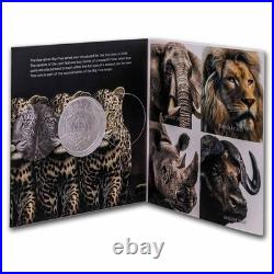 2023 South Africa Big Five (5) Leopard 1 oz BU Silver Coin - in blister pack