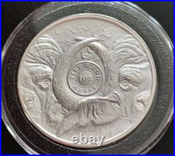 2023 South Africa Big Five Buffalo 1 oz Silver Coin BU in Capsule Cape Buffalo