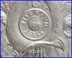 2023 South Africa Big Five Buffalo 1 oz Silver Coin BU in Capsule Cape Buffalo