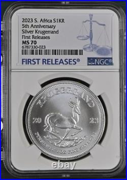 2023 South Africa Krugerrand NGC MS 70 FIRST RELEASES
