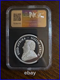 2023 South Africa Silver Krugerrand Proof Leopard Privy FDOI PF70