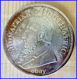 2023 South Africa Silver Krugerrand R1 1 oz BU. Natural Toning