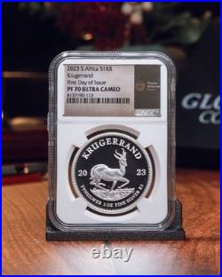 2023 South African Krugerrand First Day of Issue NGC PF70 Ultra Cameo