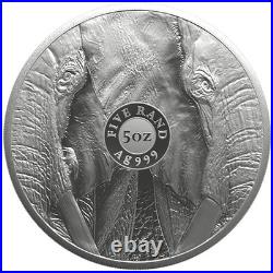 2024 155.36g South Africa Silver Big Five III Elephant PP