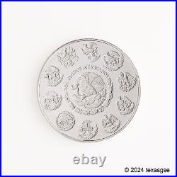 2024 1oz Silver Mexican Libertad Coin BU Roll of 25