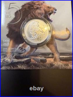 2024-2025 BIG FIVE SERIES lll SOUTH AFRICA 1OZ SILVER COIN SET BU with COA