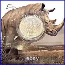 2024-2025 BIG FIVE SERIES lll SOUTH AFRICA 1OZ SILVER COIN SET BU with COA