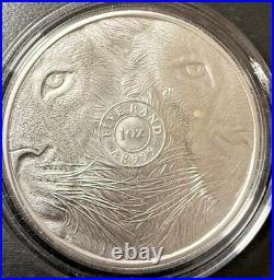 2024 BIG FIVE SERIES lll SOUTH AFRICA LION 1OZ SILVER COIN SET BU with COA