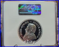 2024 Krugerrand 2 oz Silver NGC PF70 FDOI South Africa Special Label Large Slab