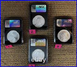 2024 S. Africa S1kr Silver Krugerrand Ngc Ms70 Pdp, 1 Gm Special Silver Label