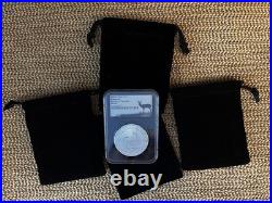 2024 S. Africa S1kr Silver Krugerrand Ngc Ms70 Pdp, 1 Gm Special Silver Label