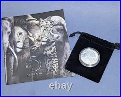 2024 South Africa 1 Ounce Silver 5 Rand Big 5 Series III Elephant Proof STOCK