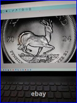 2024 South Africa 1oz Silver Krugerrand Coin MS69