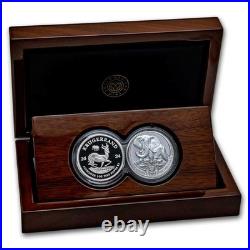 2024 South Africa 2-Coin Silver Krugerrand & Elephant Proof Set