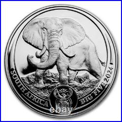 2024 South Africa 2-Coin Silver Krugerrand & Elephant Proof Set