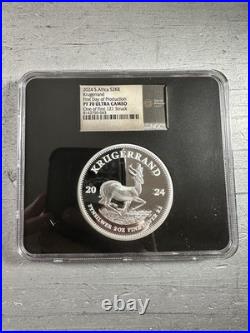 2024 South Africa 2-oz Silver Krugerrand Proof NGC PF70UC FDOP 1 of 1st 121