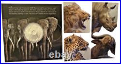 2024 South Africa Big 5 III Elephant 1oz. 999 Fine Silver