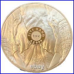 2024 South Africa Big 5 III Elephant 1oz. 999 Fine Silver