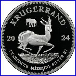2024 South Africa ELEPHANT PRIVY KRUGERRAND PF69 Ultra Cameo NGC Silver Proof UC