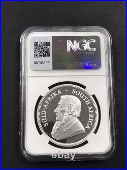 2024 South Africa Krugerrand 1 oz Silver NGC PF70 Ultra Cameo 1st Day of Issue