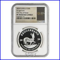 2024 South Africa Krugerrand NGC PF70 Ultra Cameo FDOI
