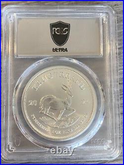 2024- South Africa Silver Krugerrand- PCGS- MS70- Ultra Breaks- Pop 890