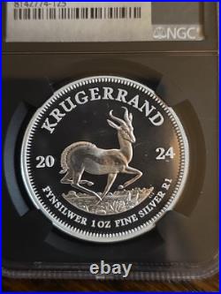 2024 South Africa Silver Krugerrand Proof FDP PF70 One Of First 300 Struck