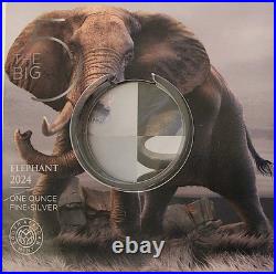 2024 THE BIG FIVE ELEPHANT SERIES III 1oz SILVER SOUTH AFRICA 5 RAND NGC MS70