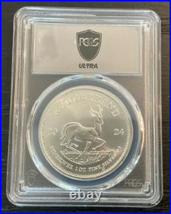 2024 ULTRA BREAKS South Africa Silver Krugerrand 1oz PCGS MS70 Population Of 890