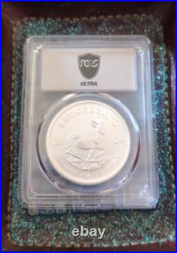 2024 ULTRA BREAKS South Africa Silver Krugerrand 1oz PCGS MS70 Population Of 890