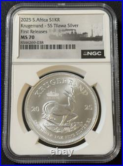 2025 1 Oz. 999 Silver Krugerrand SS Tilawa Privy Mark NGC MS 70 First Releases