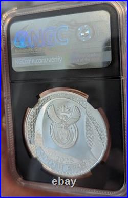2025 1 oz Silver South Africa Odyssey Bateleur Eagle PF 70 ULTRA CAMEO S5R FDOI 2025 1 oz Silver South Africa Odyssey Bateleur Eagle PF 70 ULTRA CAMEO S5R FDOI