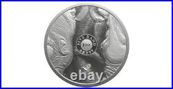 2025 1 oz South Africa Big Five Series III Rhino. 999 Silver Coin OGP (blister)
