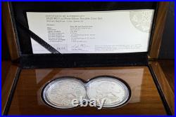 2025 1oz South African Big Five Series Iil Lion. 999 Silver Proof 2 Coin Set