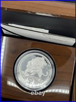 2025 5 oz South Africa Big Five Series III Lion+Rhino+Elephant. 999 Silver PROOF