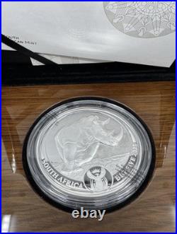 2025 5 oz South Africa Big Five Series III Lion+Rhino+Elephant. 999 Silver PROOF