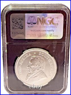 2025 Krugerrand 1oz Silver NGCX 9.9 Mint State South Africa