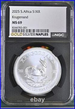 2025 Krugerrand S. Africa Ms 69