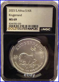 2025 Krugerrand S. Africa Ngc Ms 69