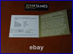 2025 SOUTH AFRICA PROOF SILVER KRUGERRAND NGC PF70 ULTRA CAMEO FDOP 2 OZ WithCOA