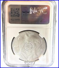 2025 South Africa 1 oz Silver Big 5 III Lion NGC MS70