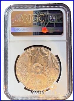 2025 South Africa 1 oz Silver Big 5 III Rhino BU NGC MS70