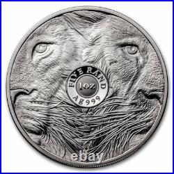 2025 South Africa 2-Coin Silver Big Five Lion Proof Set