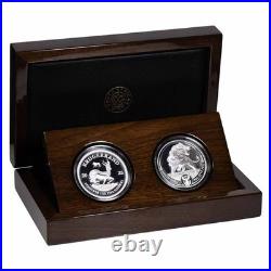 2025 South Africa 2-Coin Silver Krugerrand & Lion Proof Set 2025 South Africa 2-Coin Silver Krugerrand & Lion Proof Set