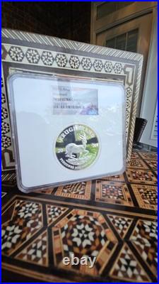 2025 South Africa 2oz Silver Proof Krugerrand NGC PF70 Ultra Cameo Low Mintage 5