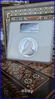 2025 South Africa 2oz Silver Proof Krugerrand NGC PF70 Ultra Cameo Low Mintage 5
